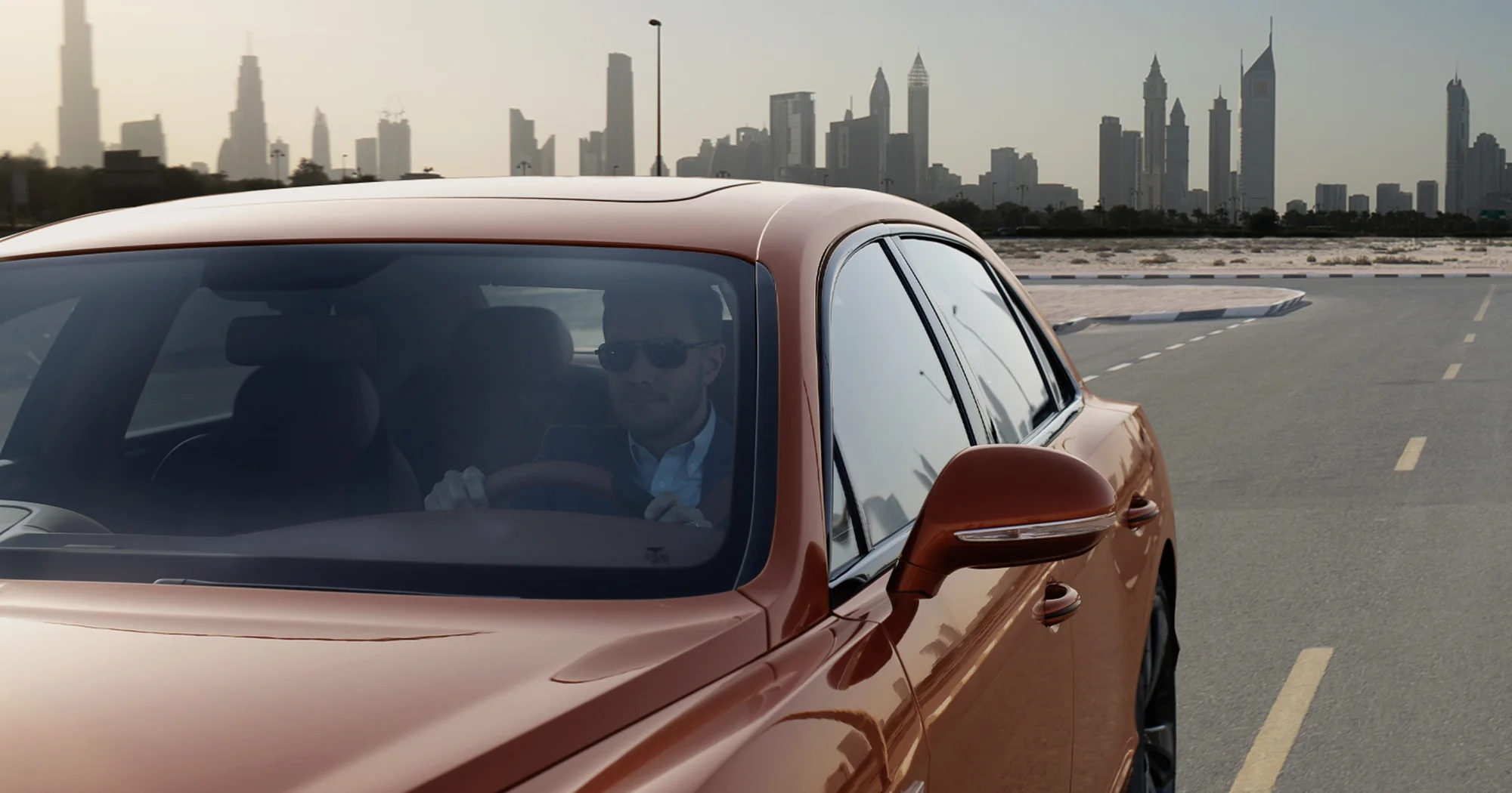 Flying Spur campaign photograph.